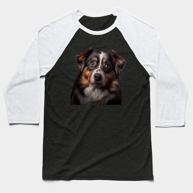 Sweet Australian Shepherd Gift For Dog Sports, Dog Lovers, Dog Owners Or For A Birthday Baseball T-Shirt by PD-Store